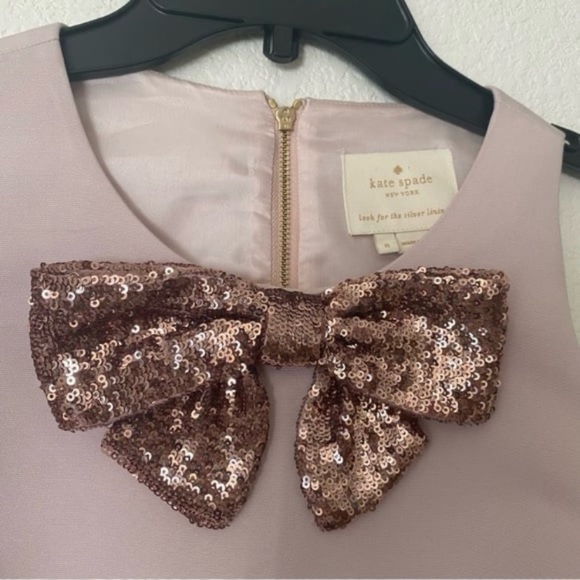 Kate Spade Sequin Bow A-Line Dress - Picture 7 of 7